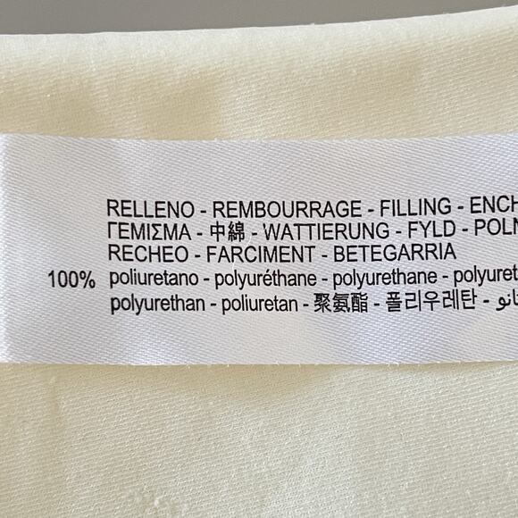 Zara 0167/030 Braided Strap One Piece Swimsuit Bathing Suit Size Small Cream - Picture 15 of 15